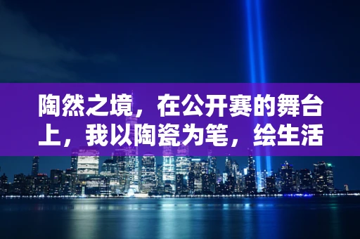 陶然之境，在公开赛的舞台上，我以陶瓷为笔，绘生活之美