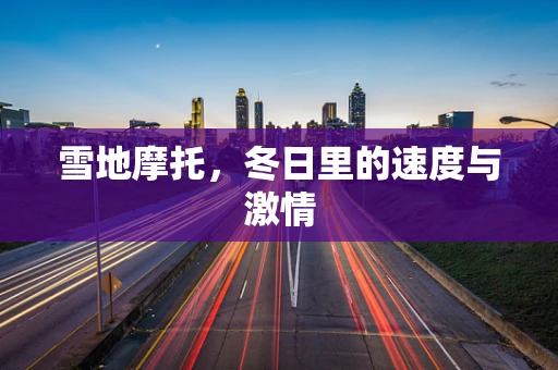 雪地摩托，冬日里的速度与激情