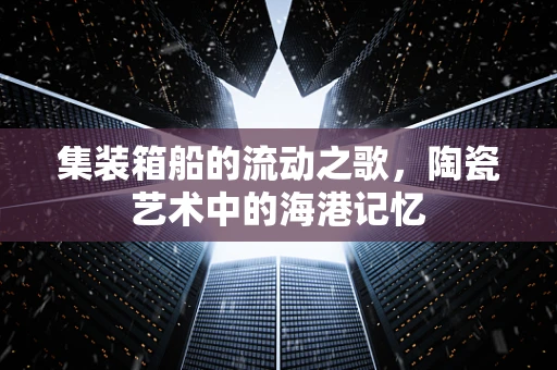 集装箱船的流动之歌，陶瓷艺术中的海港记忆