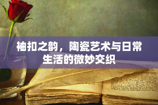 袖扣之韵，陶瓷艺术与日常生活的微妙交织