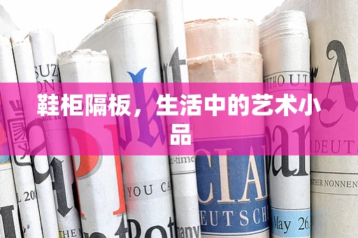 鞋柜隔板，生活中的艺术小品