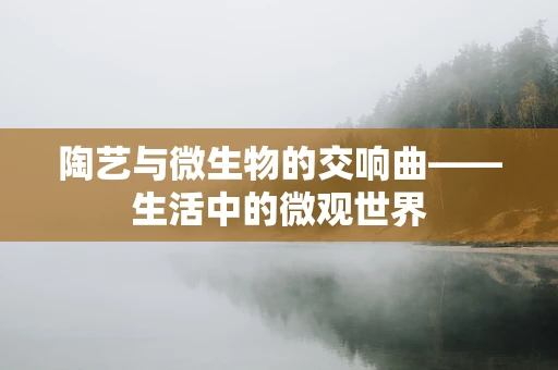 陶艺与微生物的交响曲——生活中的微观世界