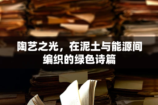 陶艺之光，在泥土与能源间编织的绿色诗篇