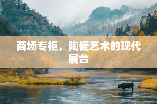 商场专柜，陶瓷艺术的现代展台