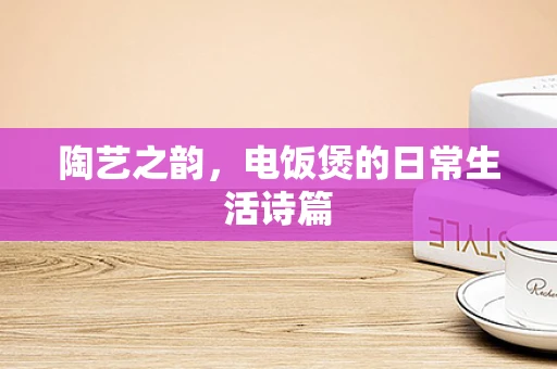 陶艺之韵，电饭煲的日常生活诗篇