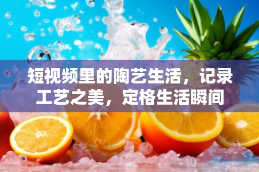 短视频里的陶艺生活，记录工艺之美，定格生活瞬间