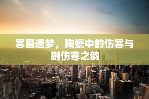 寒窑遗梦，陶瓷中的伤寒与副伤寒之韵