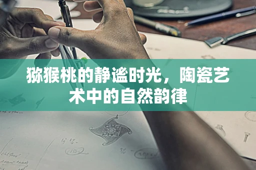 猕猴桃的静谧时光，陶瓷艺术中的自然韵律