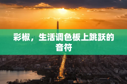 彩椒，生活调色板上跳跃的音符