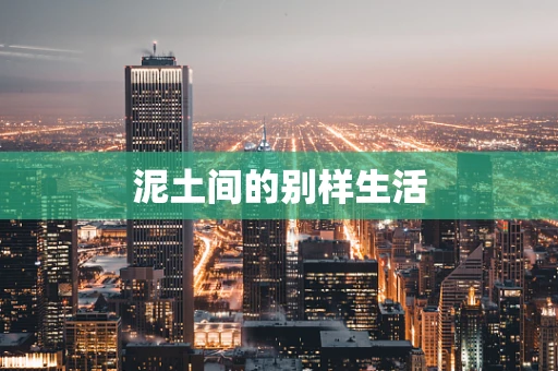 泥土间的别样生活