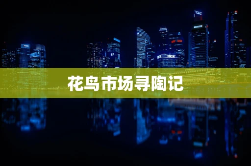 花鸟市场寻陶记
