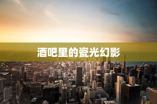 酒吧里的瓷光幻影