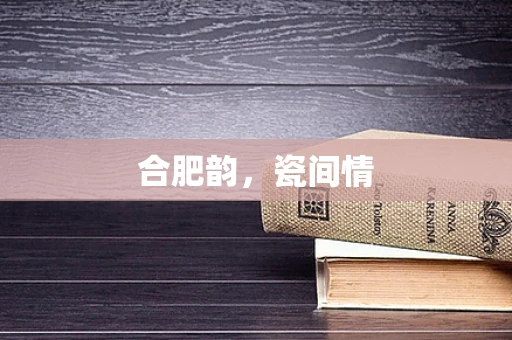 合肥韵，瓷间情