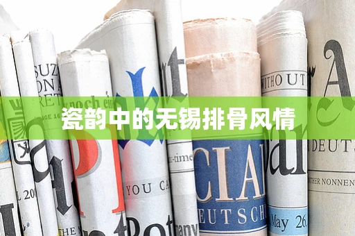 瓷韵中的无锡排骨风情