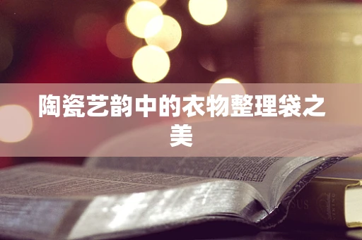 陶瓷艺韵中的衣物整理袋之美