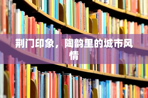 荆门印象，陶韵里的城市风情