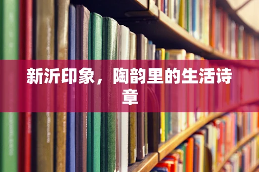 新沂印象，陶韵里的生活诗章