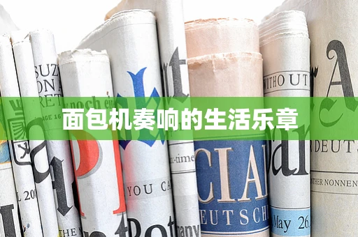 面包机奏响的生活乐章