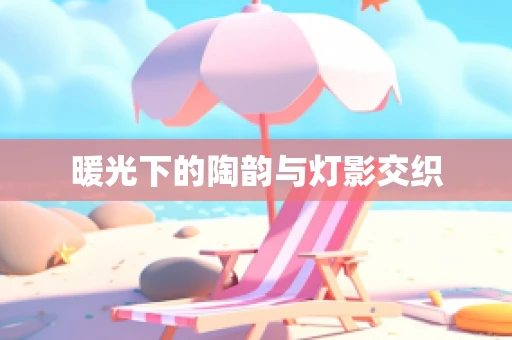 暖光下的陶韵与灯影交织