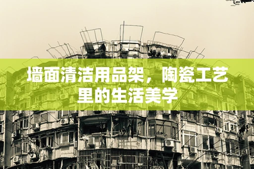 墙面清洁用品架，陶瓷工艺里的生活美学