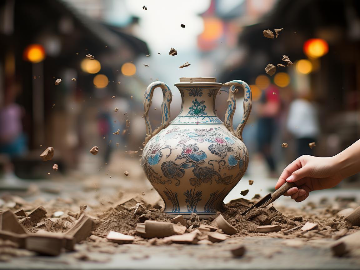 瓷语·时事,小泉翻车的瞬间,我手中的陶艺之韵