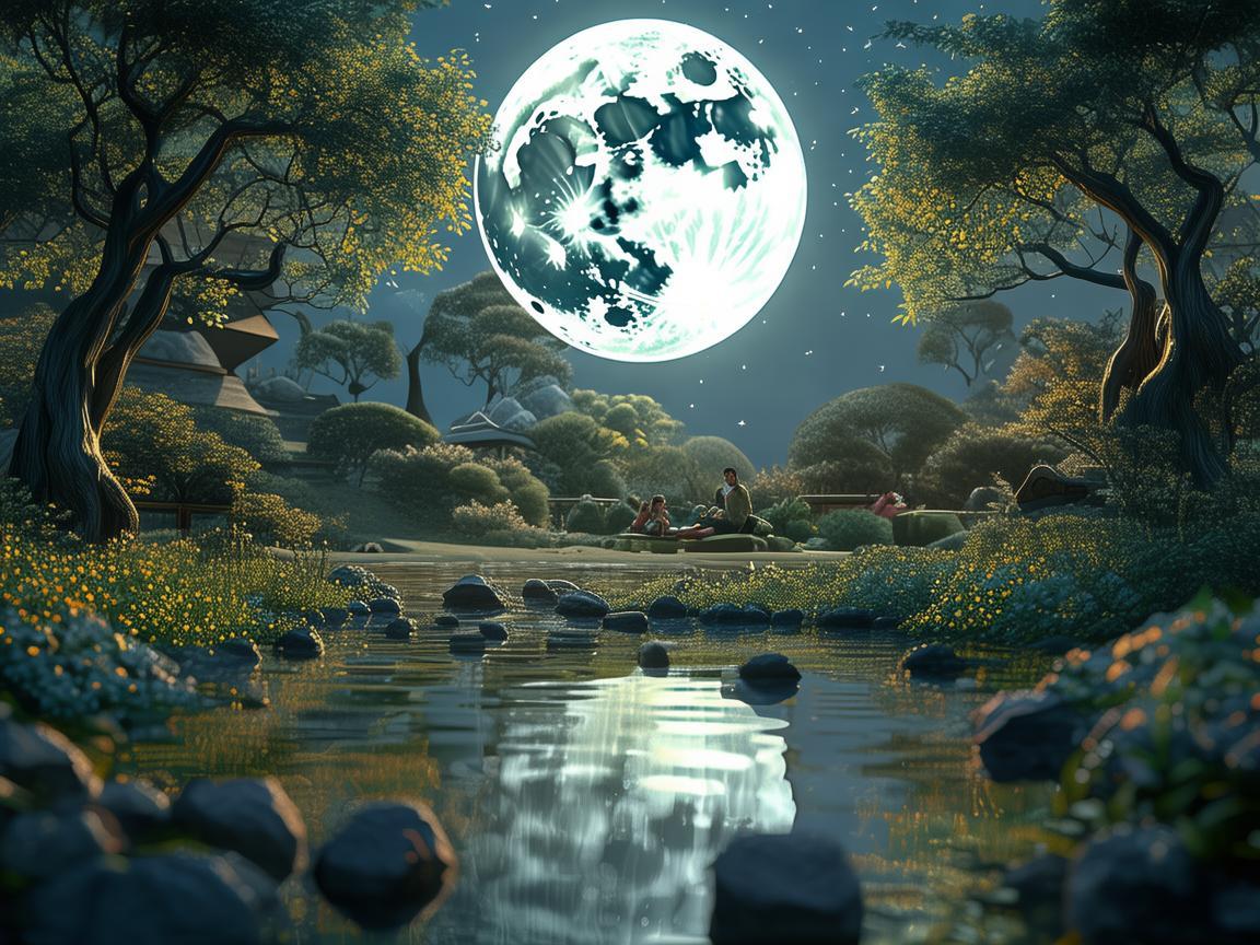 今年中秋月,白昼圆月,映照生活之美 今年中秋月,白昼圆月,映照生活之美