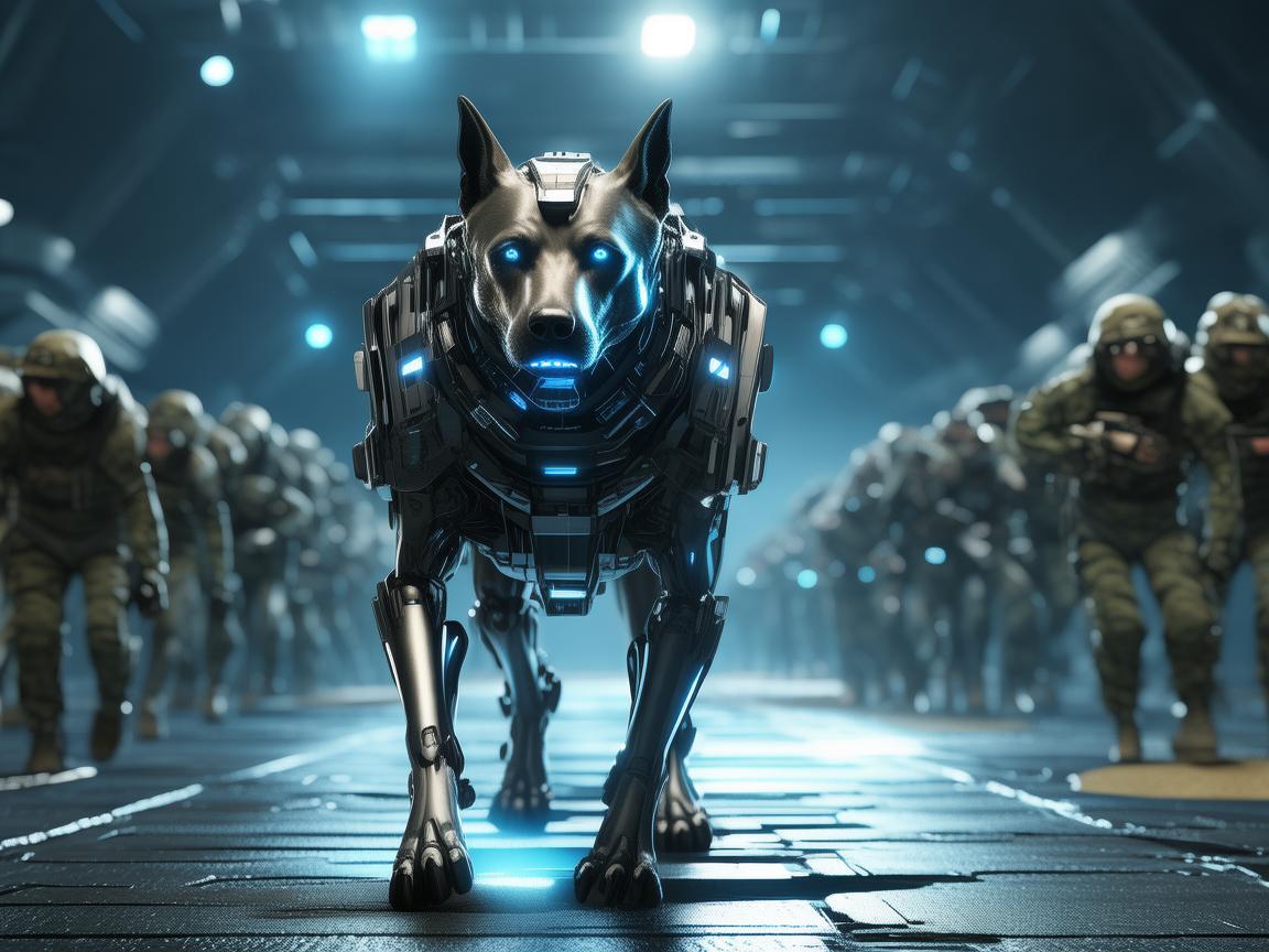 机器狗开路 实兵对抗演练画面公布